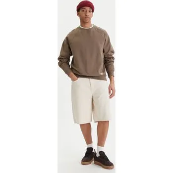 Pánská mikina RVCA Mikina Dayshift Crew II 23A463510 Hnědá Relaxed Fit M