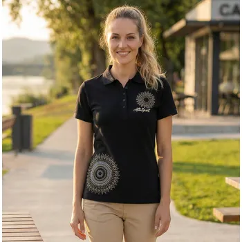 Dámské tričko Dámské triko s límečkem ALTISPORT ALW024210 NÁMOŘNÍ MODRÁ XS