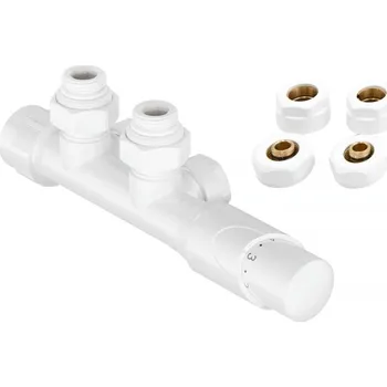 Radiátor Hopa Ventil pro ústřední vytápění Hybrid-Sada bílá VENTILSADASPW