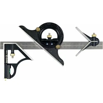 Úhloměr Yato - Úhloměr s frézovanými milimetrovými stupnicemi 300mm