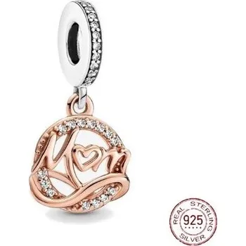 Korálek Prosperk Korálek na náramek mom rose gold S3834