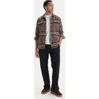 Pánská košile RVCA Košile Dayshift 23A053505 Hnědá Regular Fit XXL