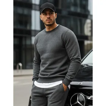 Pánská mikina Pánská mikina DSTREET TMAVĚ ŠEDÁ L