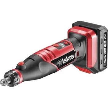 přímá bruska ISKRA ISKRA, AKU přímá bruska ML-MD03-120, 12V, 1,5Ah, s příslušenstvím