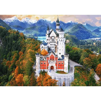 Puzzle TREFL Puzzle Premium Plus Photo Odyssey: Zámek Neuschwanstein 1000 dílků