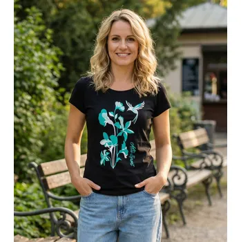 Dámské tričko Dámské triko ALTISPORT ALW191122 ČERNOMODRÁ S