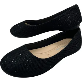 Dívčí baleríny Lathay moda Dívčí černé baleríny 01 Barva: Černá, Velikost: 34