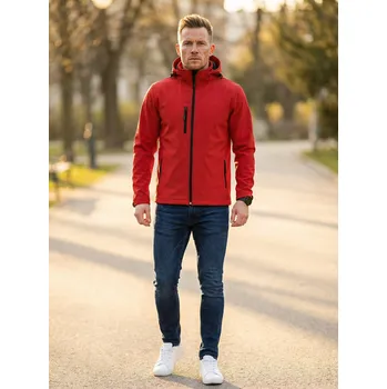Pánská softshellová bunda Pánská softshellová bunda ALTISPORT NoPrint NP/ALM225 ČERVENÁ XXL
