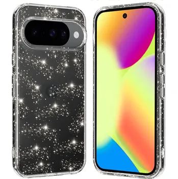 Pouzdro na mobilní telefon Techsuit - řada SparkleSkin - Google Pixel 10 - čirý