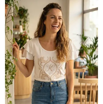 Dámské tričko Dámské triko KIXMI PAMMI BÍLÁ L