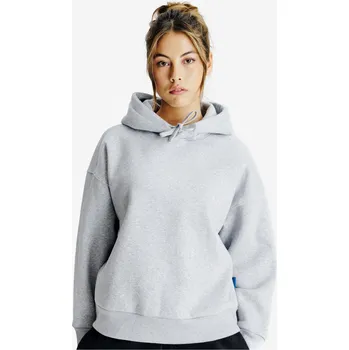 Dámské oblečení DECATHLON Dámská mikina s kapucí Elementals M ŠEDÁ