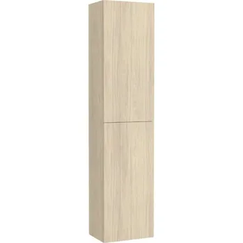 Šatní skříň Roca Koupelnová skříňka vysoká Optica 35x150x25 cm světlý dub A857702541