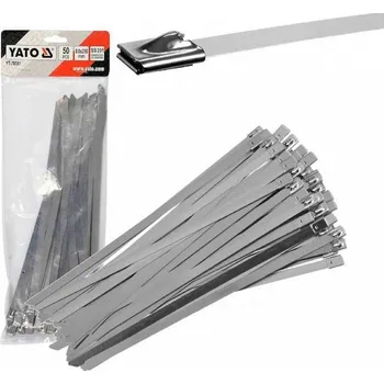 Stahovací páska Yato - Stahovací pásky z oceli 8x250mm 50ks