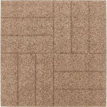 Venkovní dlažba Gumová dlaždice ASLON Design 50 x 50 cm, písková