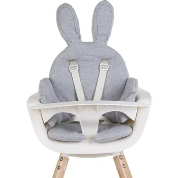 CHILDHOME Sedací podložka do dětské židličky Rabbit Jersey Grey