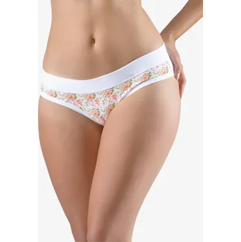 Kalhotky GINA 14160P Kalhotky francouzské Barva: Bílá-Maracuja, Velikost: L/XL