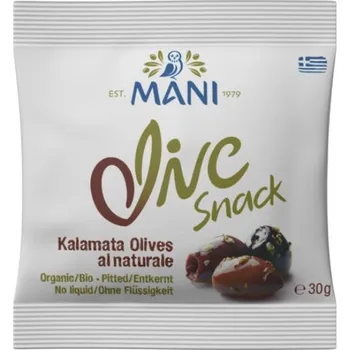 Rostlinný olej MANI Kalamata olivy vypeckované 30 g bio BIO VEGAN Množství: 1 ks