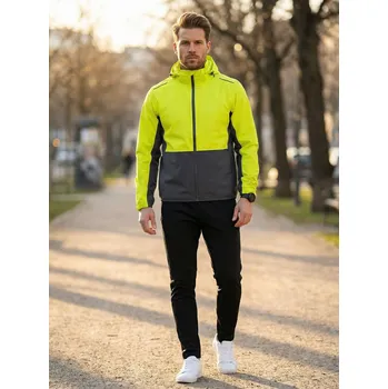 Pánská casual bunda Pánská bunda ALTISPORT NoPrint NP/ALM835 NEON YELLOW XL