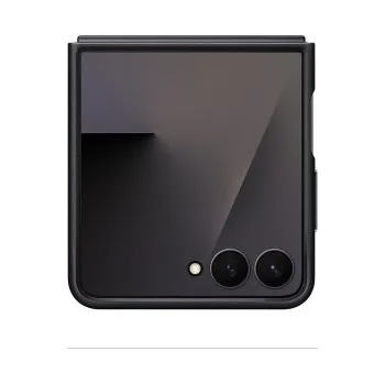 Telefonní příslušenství Samsung Ochranný kryt z veganské kůže Flip7 Black