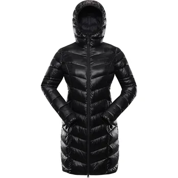 Dámský kabát Alpine Pro OREFA ČERNÁ DÁMSKÝ HI-THERM KABÁT M-L