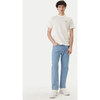 Pánské tričko Lacoste T-Shirt TH0629 Bílá Regular Fit 4