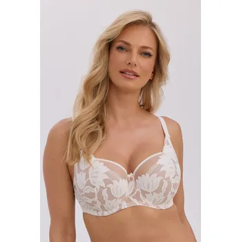 Dámské spodní prádlo KETO 1134 ECRU SEMI-SOFT PODPRSENKA ECRU-MOKKA 75D