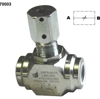 Ventil Škrtící ventil obousměrný G1/2" VRFB