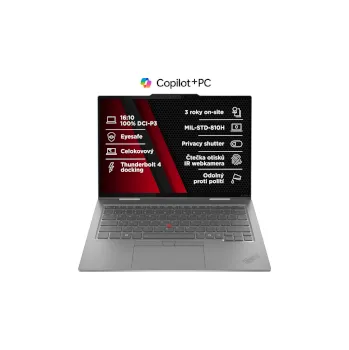 Počítač Lenovo ThinkPad X1 2-in-1 Gen 10 Aura Edition Grey + aktivní stylus Lenovo 21Q0005VCK