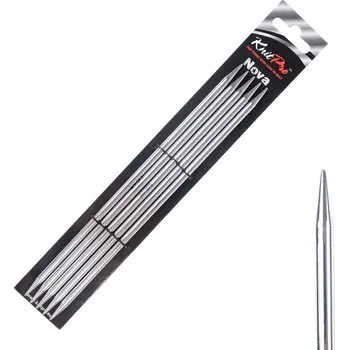 Nástroj na niť a příze Nova Metal ponožkové jehlice 20 cm 5 mm