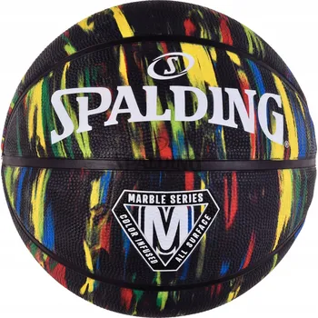 Basketbalový míč Basketbalový míč Spalding Marble Black vel. 7