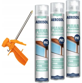 Montážní pěna PISTOLE NA PUR PĚNU + NÍZKOTLAKÁ PISTOLOVÁ MONTÁŽNÍ PĚNA CELOROČNÍ