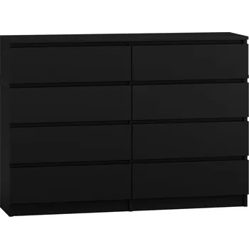 Komoda Komoda Mirjan 138 x 40 x 97 cm, černá matná