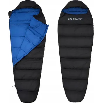 Spacák Trekkingový spacák RG Camp Comfort 250 syntetický mumie černý 1200 g