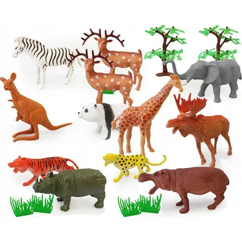 Figurka SADA EXOTICKÁ ZVÍŘATA ZOO SAFARI DŽUNGLE