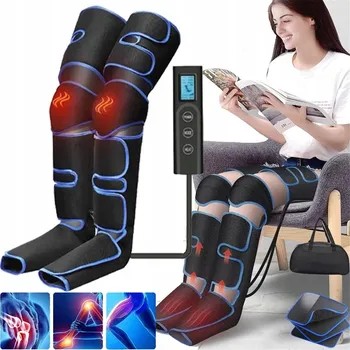 IP kamera MASAŻER NÓG 6 TRYBÓW 3 ÚROVNĚ INTENZITY S LCD DISPLEJEM ČERNO-MODRÝ