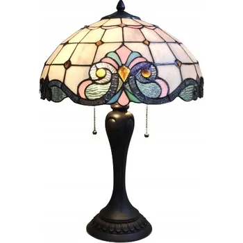 Lampička Vitrážní stolní lampa ELECTRA Ø40*60