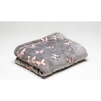 deka Deka K&N polyester 130 cm x 150 cm šedá