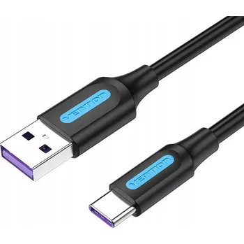 Datový kabel Kabel Vention USB - USB typ C 3 m černý