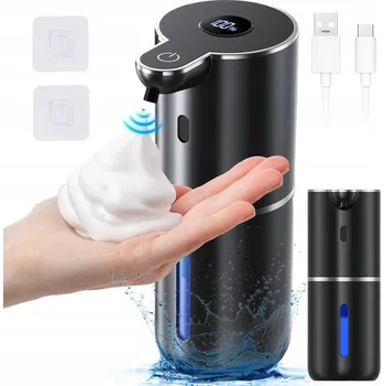 Dávkovač mýdla Bezdotykový dávkovač mýdla Bedee na kuchyňskou dávkovač 380 ml černý