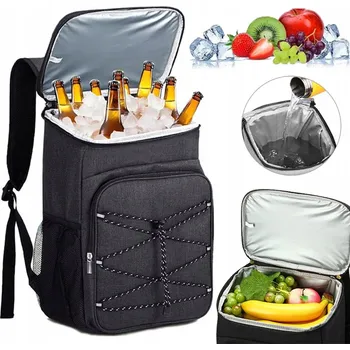 turistický batoh BATOH PIKNIKOVÝ BATOH NÁKUPNÍ KOŠÍK NA PLÁŽ, UZAMYKATELNÝ