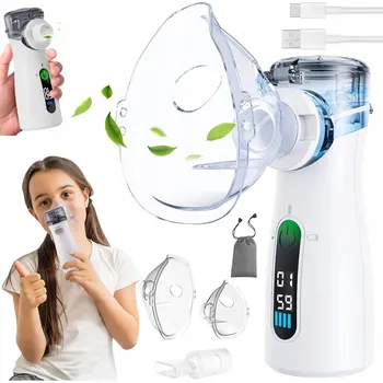 Inhalátor INHALÁTOR NEBULIZÁTOR INHALÁTOR PRO DOSPĚLÉ, TICHÝ INHALÁTOR PRO DĚTI