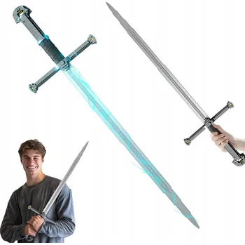 ostatní stavebnice BOJOVÝ MEČ Z KOSTEK K SESTAVENÍ - DEKORACE DO POKOJE S ATMOSFÉROU