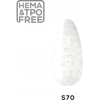 Lak na nehty Makear S70 Eternal Vow Hybridní lak na nehty 8ml Bez HEMA & TPO