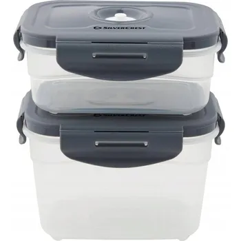 Dóza na potraviny Vakuové dózy na potraviny Silvercrest, 2 kusy, pro vakuovačky