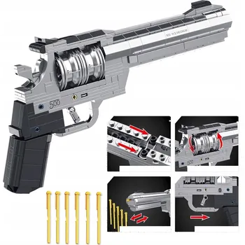 ostatní stavebnice HRAČKA REWOLWER STAVEBNICE 1:1, perfektní DÁREK pro sběratele