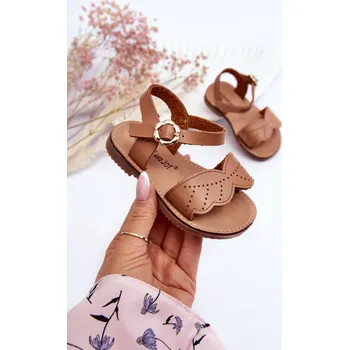 Dívčí obuv Klasické dětské sandály Izzy Barva: Béžová, Velikost: 30