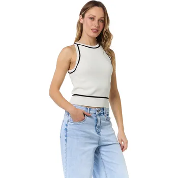 Dámský svetr Trendy top úpletový SEVENDAY 6204 barva: bílá