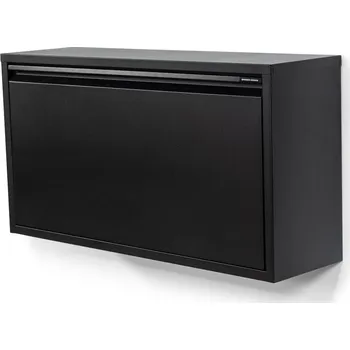 Botník Černý kovový výklopný/závěsný botník 75x41x22 cm Billy – Spinder Design ID_1678130