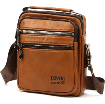 Kabelka Pánské crossbody Coveri C5022 světle hnědá