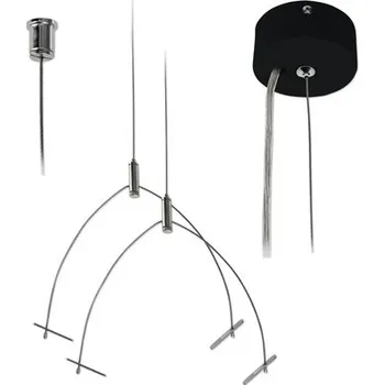 Příslušenství pro svítidlo Lankový závěs pro zavěšení osvětlení Eglo SUSPENSION 1500 mm černý